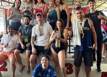 Atletas do UNIPAM se destacam na 1ª etapa do Meeting de Natação Masters, em Patrocínio